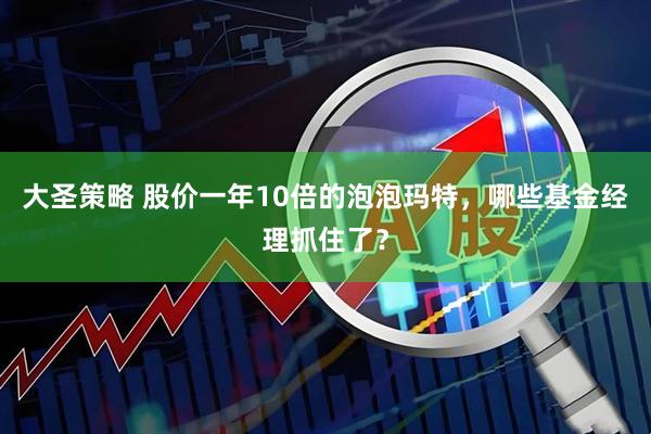 大圣策略 股价一年10倍的泡泡玛特，哪些基金经理抓住了？