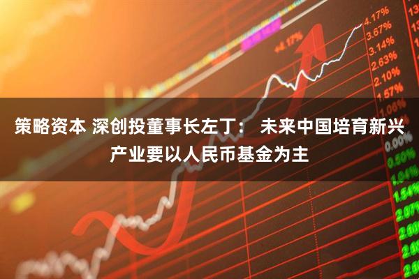 策略资本 深创投董事长左丁： 未来中国培育新兴产业要以人民币基金为主