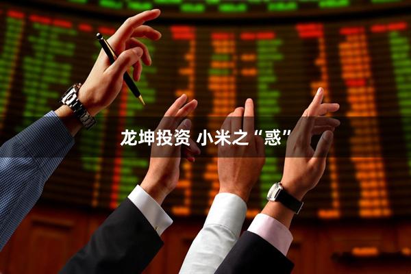 龙坤投资 小米之“惑”